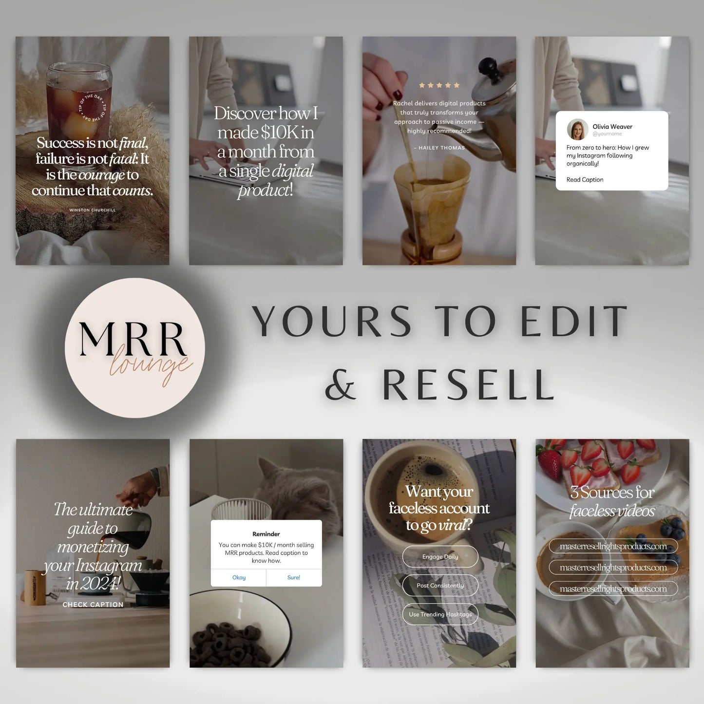 30 Faceless Instagram Reels with MRR