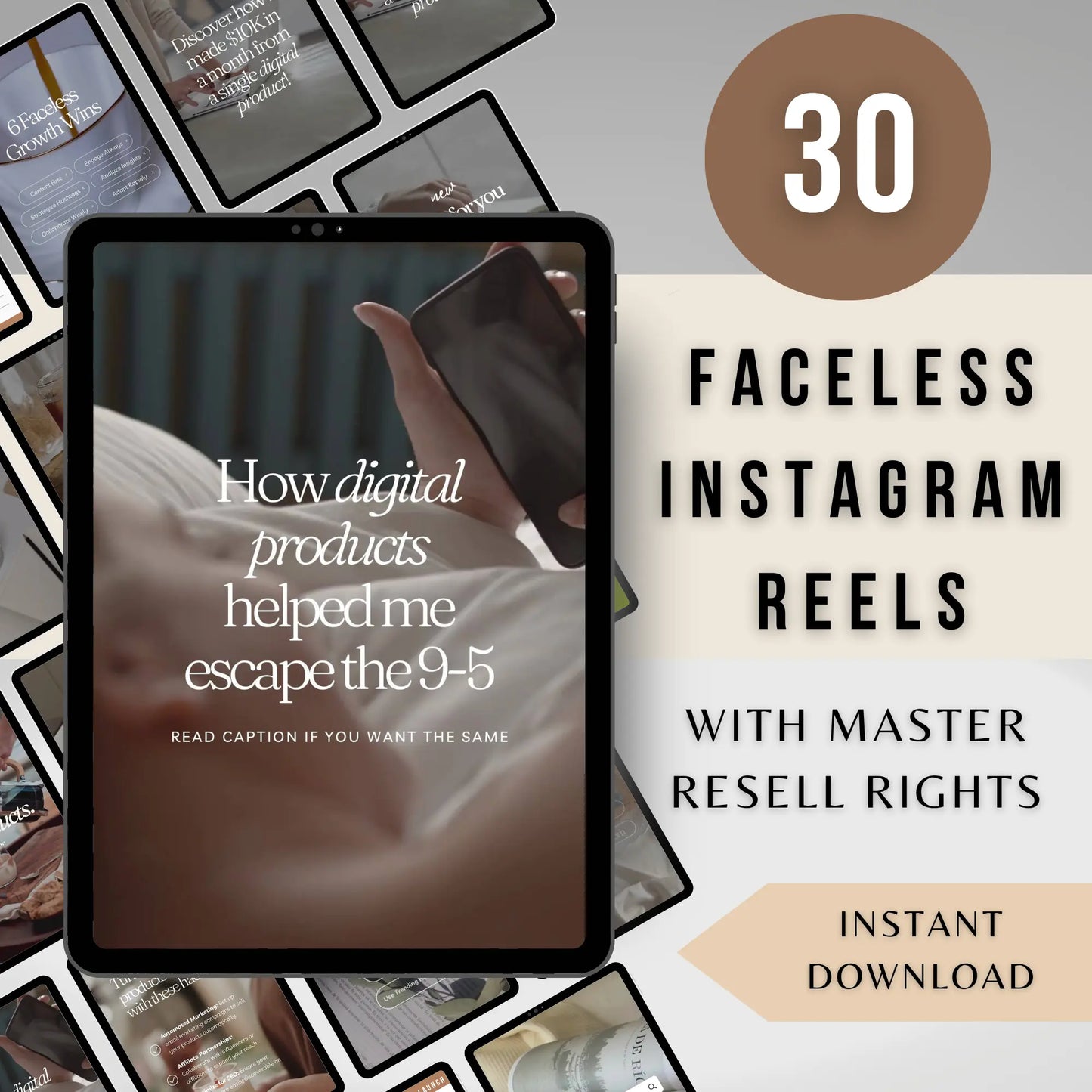 30 Faceless Instagram Reels with MRR