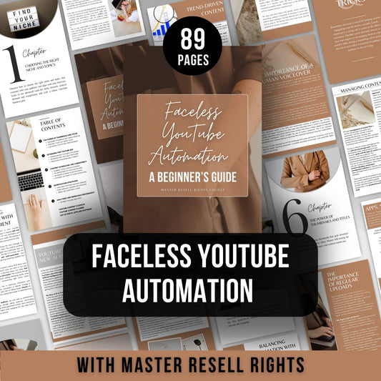 Faceless YouTube Automation: A Beginner's Guide with MRR