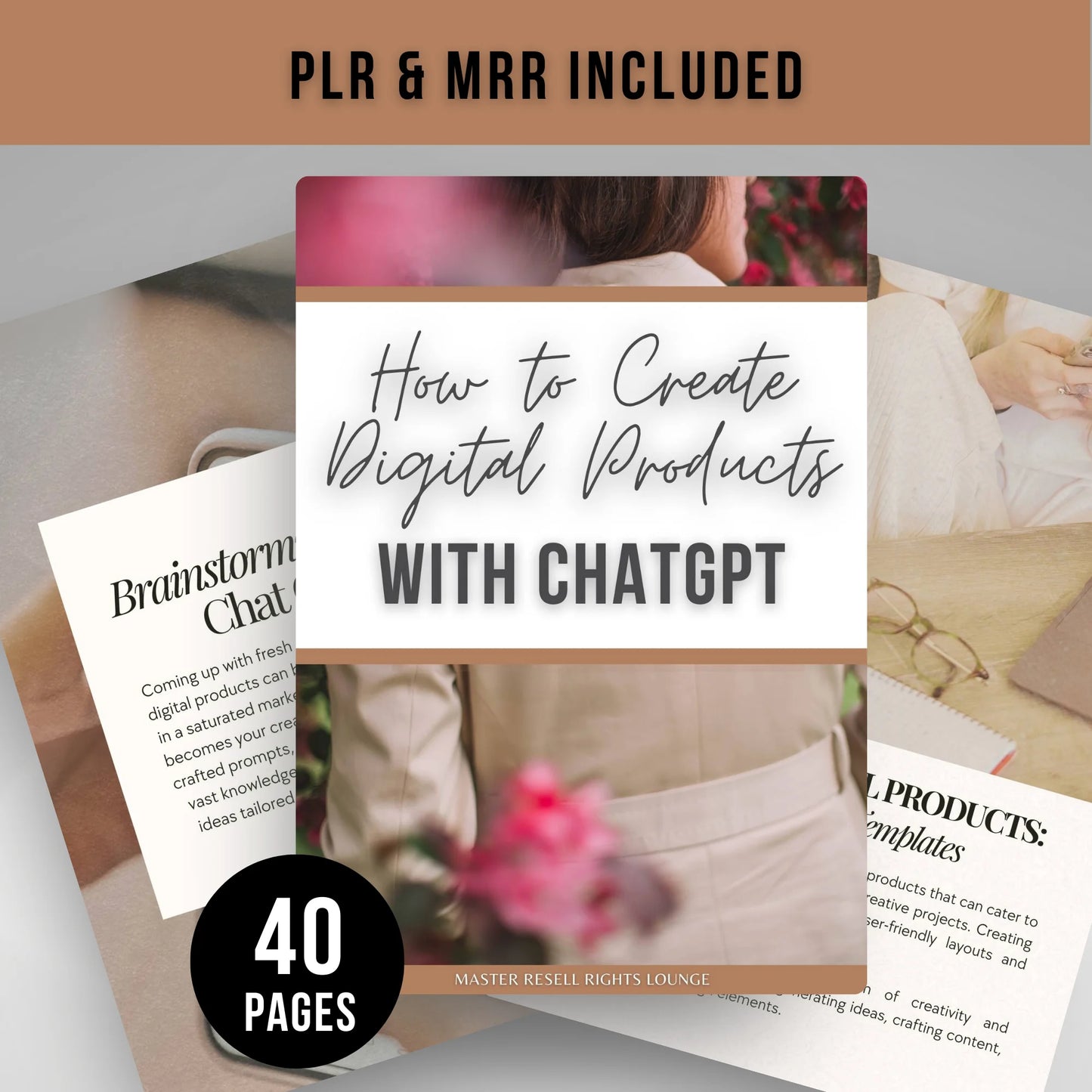 How to Create Digital Products with ChatGPT - PLR & MRR