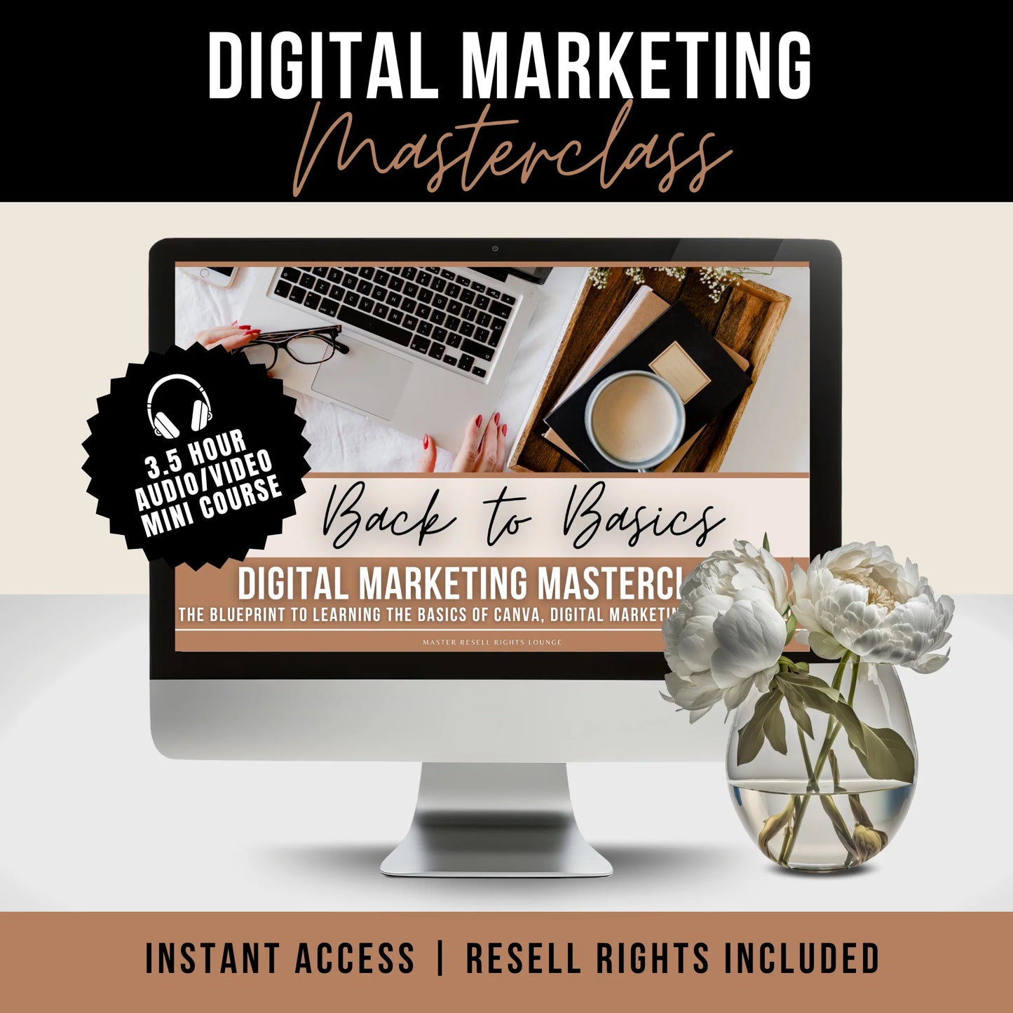 Digital Marketing Masterclass: Back to Basics Audio & Video Mini Course