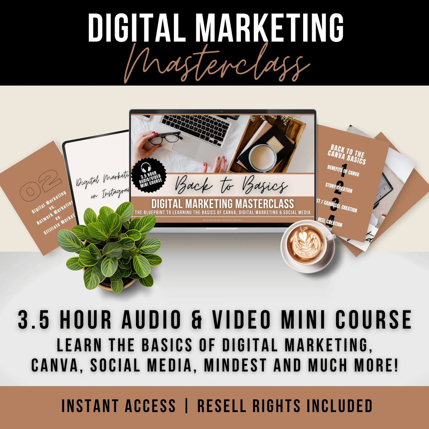 Digital Marketing Masterclass: Back to Basics Audio & Video Mini Course