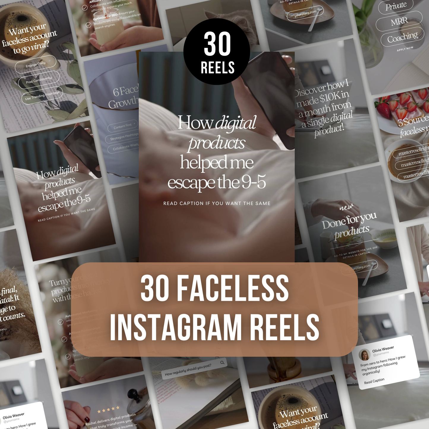 30 Faceless Instagram Reels with MRR