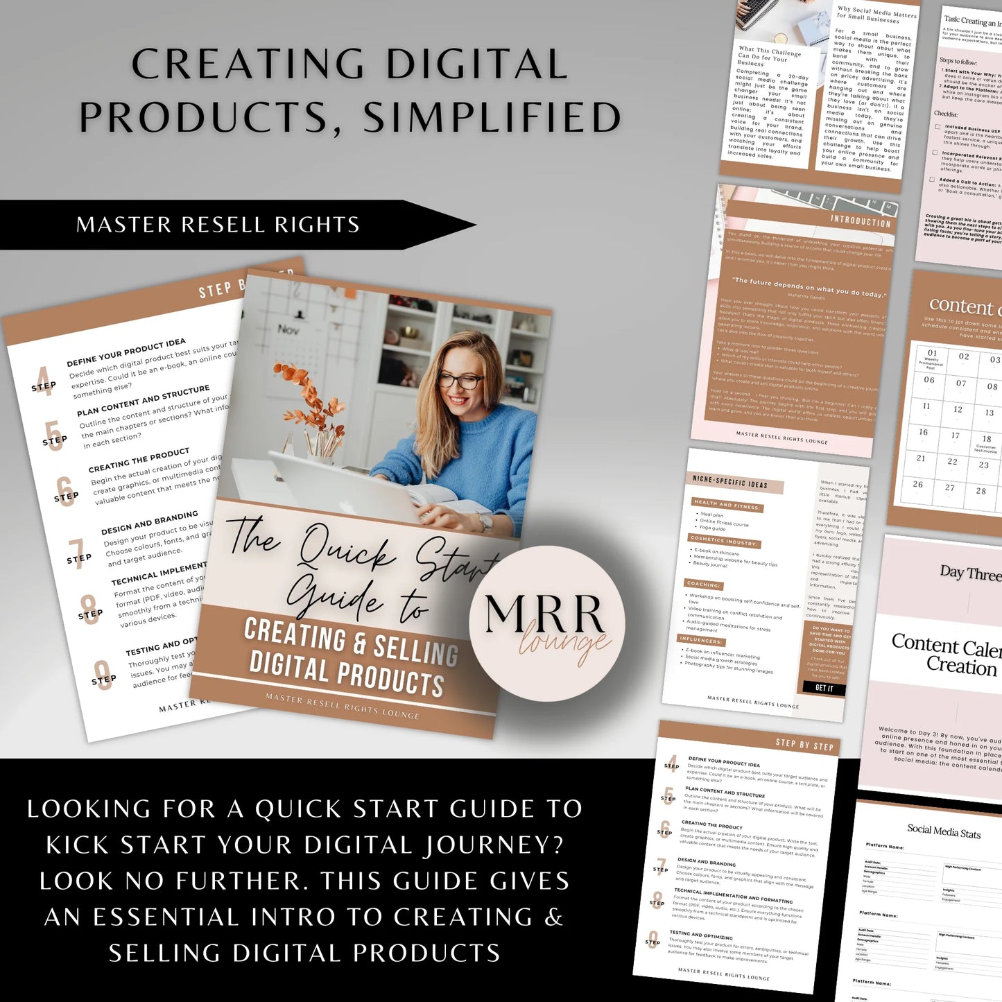 The Quick Start Guide to Creating & Selling Digital Products with MRR