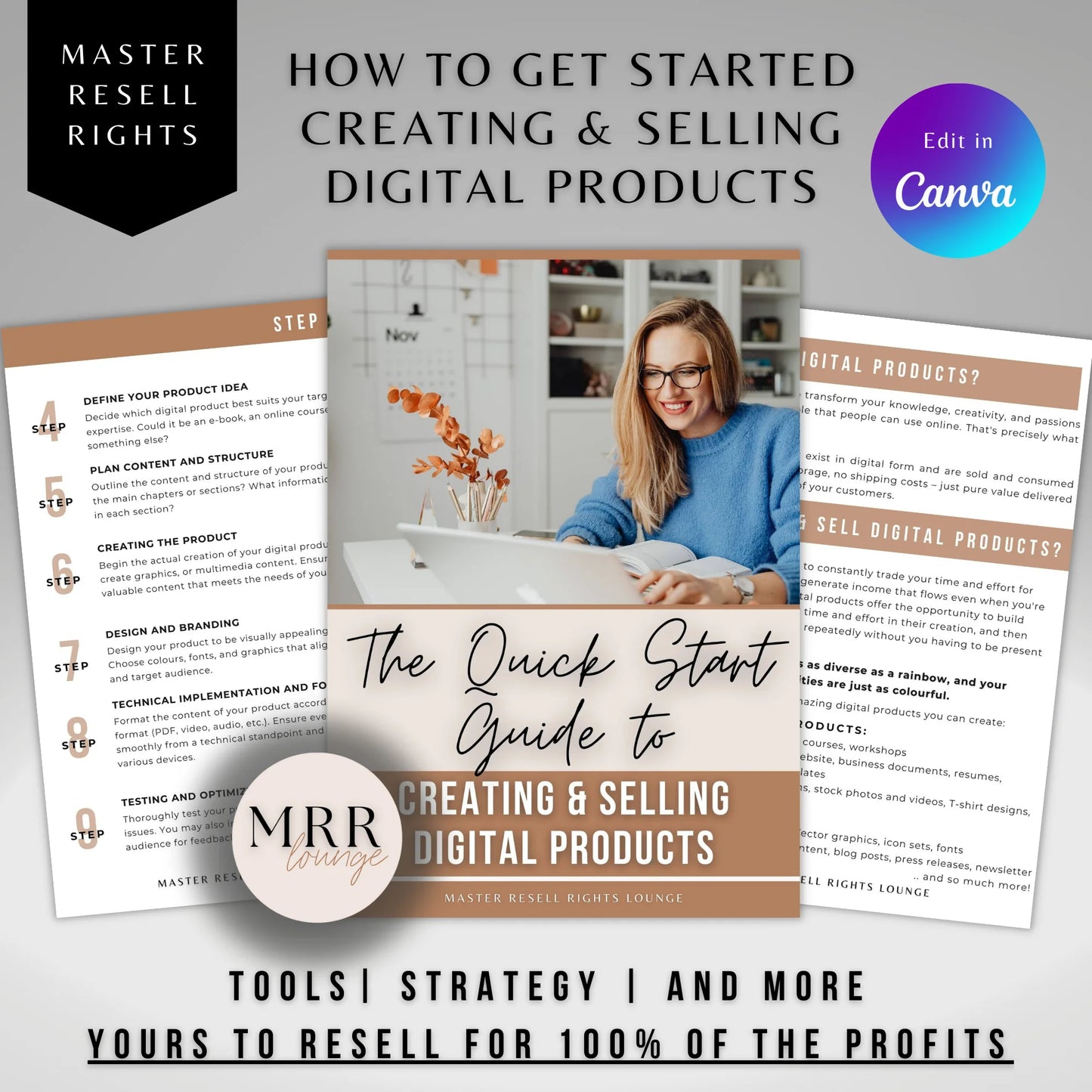 The Quick Start Guide to Creating & Selling Digital Products with MRR