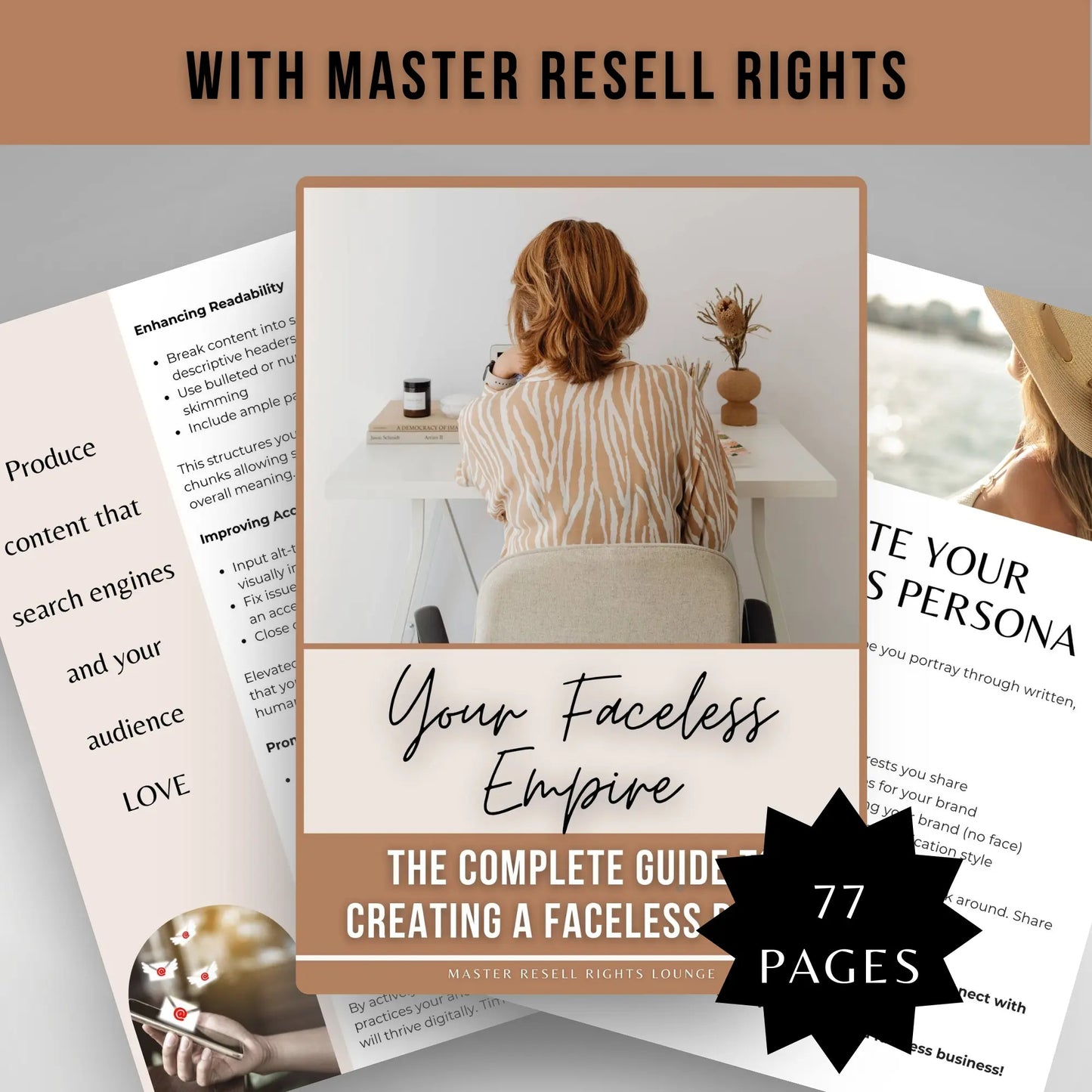 Your Faceless Empire: Your Guide to Creating a Faceless Brand with MRR & PLR