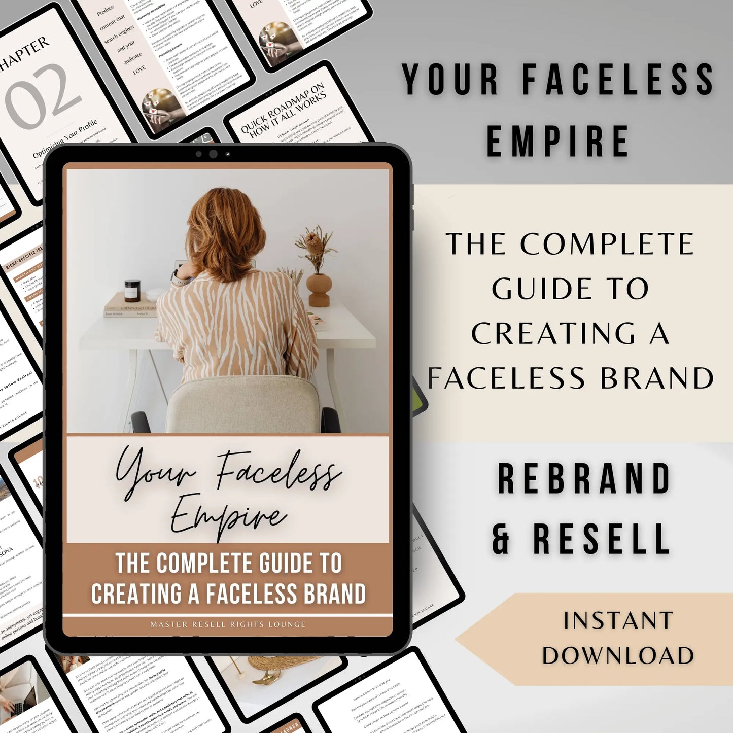 Your Faceless Empire: Your Guide to Creating a Faceless Brand with MRR & PLR